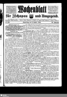 Wochenblatt für Zschopau und Umgegend : Zschopauer Tageblatt u. Anzeiger