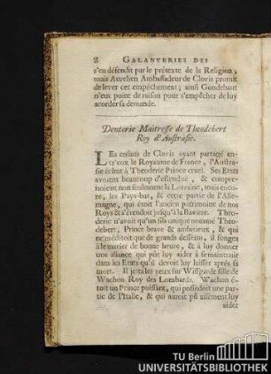 Deuterie Maitresse de Theodebert Roy d'Austrasie.