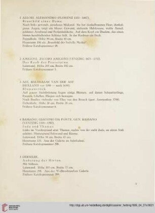 I. Alte Meister (Nr. 1-183)