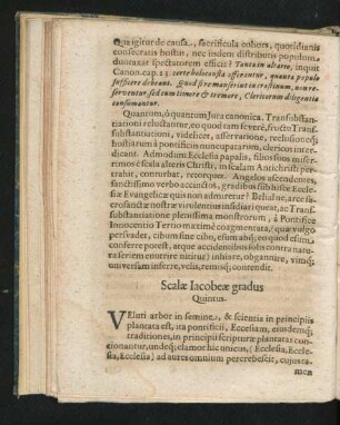Scalae Iacobeae gradus Quintus.
