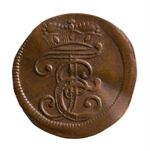 Münze, Heller, 1736