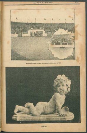 [Vista de] Guadalupe - Plaza de toros, estrenada el 3 de diciembre de 1891.