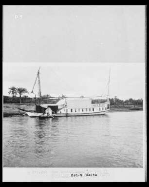 el-Mineiar, Nildelta mit Schiff
