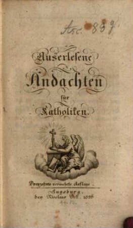 Auserlesene Andachten für Katholiken