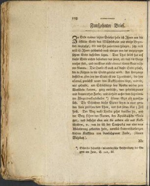 Funfzehnter Brief