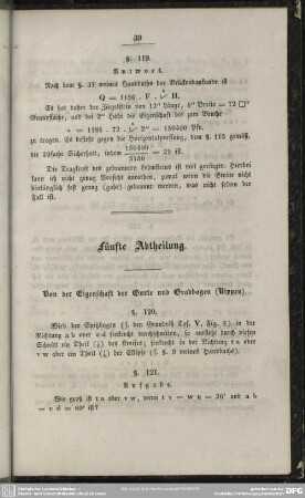 Fünfte Abtheilung