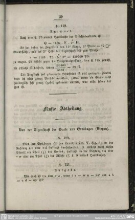 Fünfte Abtheilung