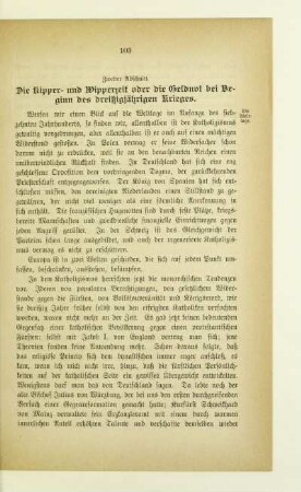 Zweiter Abschnitt. Die Kipper- und Wipperzeit oder die Geldnot bei Beginn des dreißigjährigen Krieges