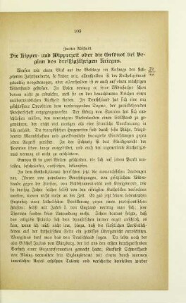 Zweiter Abschnitt. Die Kipper- und Wipperzeit oder die Geldnot bei Beginn des dreißigjährigen Krieges