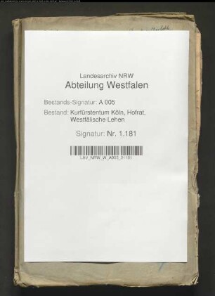 Maria Rosina von Holdinghausen und verwitwete Fürstin Ernestina Charlotte von Nassau-Siegen reformierten Teils gegen Freiherr Johann Phili. von Heeß und Kurköln wegen des Hauses Holdinghausen