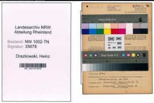 Entnazifizierung Heinz Drazkowski , geb. 01.10.1916 (Spediteur)