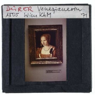 Dürer, Junge Venezianerin (Wien KhM GG_6440)