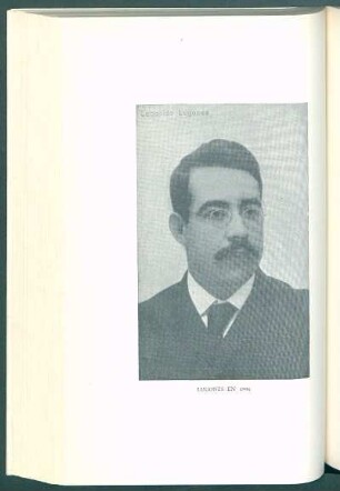 Lugones en 1906 [Fotografía]