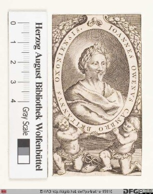 Bildnis John Owen (lat. Johannes Audoenus)