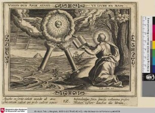 Vision dun ange ayant un livre en main [Der Donner und das kleine Buch des Engels]