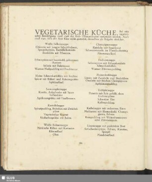 Vegetarische Küche