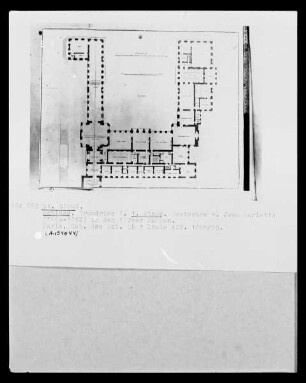 Saint-Cloud (Hauts-de-Seine), Schloss: Grundriss des 1. Geschosses