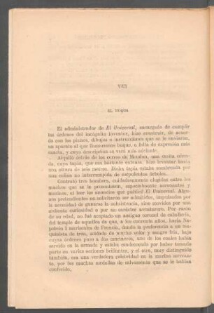 VIII - El buque