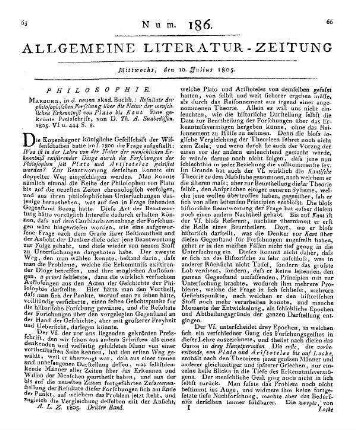 Salat, J.: Auch die Aufklärung hat ihre Gefahren! 2. Aufl. Ein Versuch zum Behufe der höhern Kultur. München: Lindauer 1804