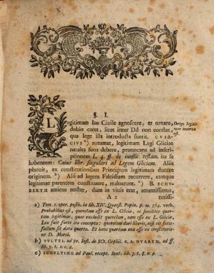 Dissertatio Ivris Fevdalis De Legitima Ex Fevdo Petenda