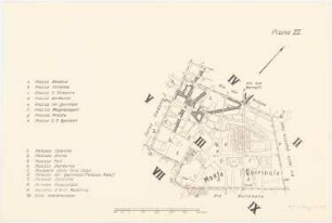 Rom Zum Projekt gehörend: Hermann Jansen, Bebauungsplan der Stadterweiterung: Blatt 3