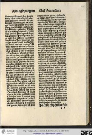 Secunde responsionis tertia particula sextumque capitulum