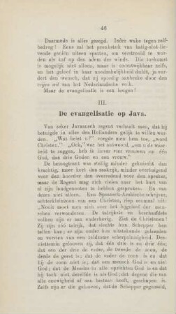 III. De evangelisatie op Java