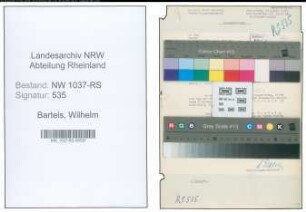 Entnazifizierung Wilhelm Bartels , geb. 14.05.1888 (Steuerinspektor)