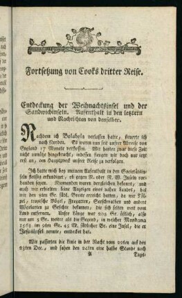 1-48b, Entdeckung der Weihnachtsinsel und der Sandwichinseln. Aufenthalt in...