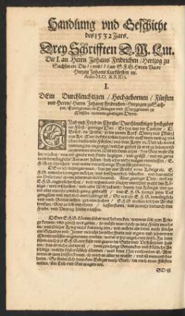 Handlung und Geschicht des 1532 Jars.