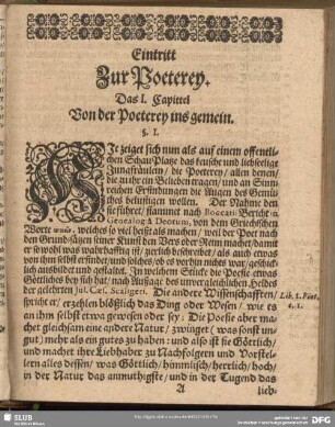 Eintritt Zur Poeterey