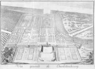 Schloss Charlottenburg, Garten, Vogelperspektive