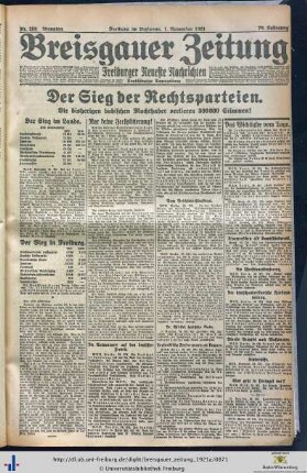 Nr. 296-325 (November 1921)