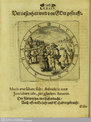 LXXXIV. Vermessenheit wird von Gott gestrafft