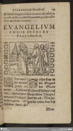 Evangelium In Die Petri Et Pauli, Matth. 16