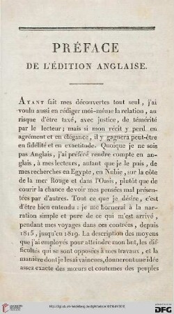 Préface de l'edition anglaise
