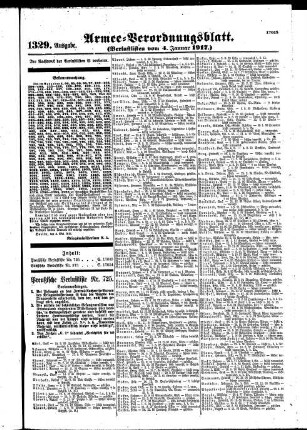 1329.Ausgabe. Donnerstag, 4. Januar 1917