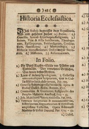 Historia Ecclesiastica.