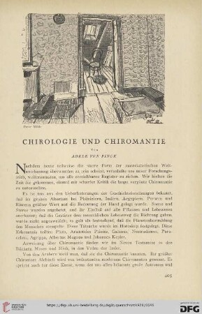 8: Chirologie und Chiromantie