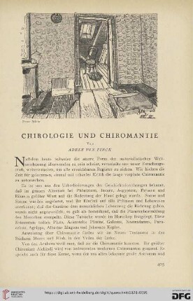 8: Chirologie und Chiromantie