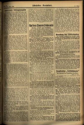 Zweite Ausgabe vom Freitag, den 22. März 1935.