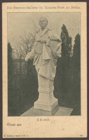 Ansichtskarte "Hermen-Gallerie im Viktoria-Park", Ernst Moritz Arndt