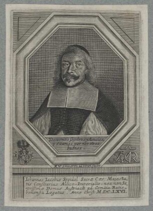 Bildnis des Iohannes Iacobus Speidel