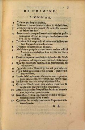 Bartholomaei Taegii Ivreconsvlti Mediolanensis Tractatus uarii ad Criminales causas pertinentes