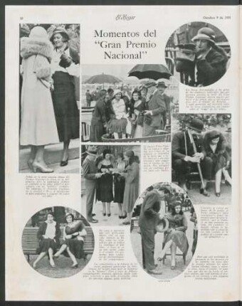 Momentos del "Gran Premio Nacional"