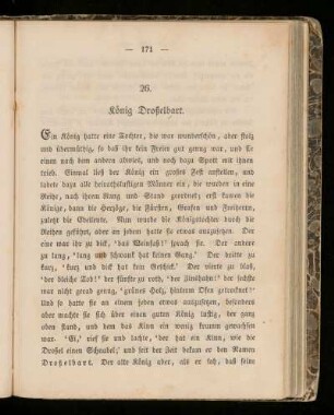 26. Koenig Droßelbart.