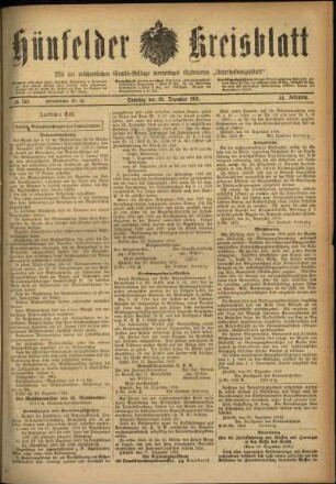 Ausgabe vom Samstag, den 28. Dezember 1918.