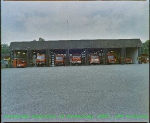 Einsatzfahrzeuge der Werksfeuerwehr (WFW) des Forschungszentrums Karlsruhe (FZK)