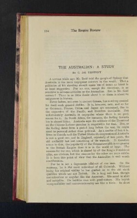 The Australian: A Study.
