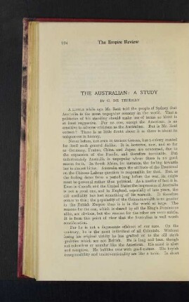 The Australian: A Study.